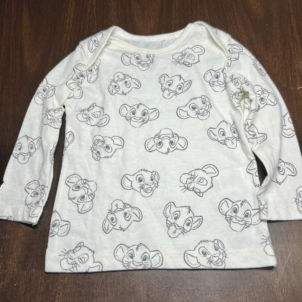 Disney Baby Lion King Simba Corduroy Overalls 2pc Set‎ Green 24M Toddler EUC!!